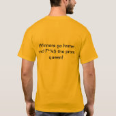 Bestes Zitat überhaupt T-Shirt (Rückseite)