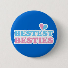 BESTEST BESTES mit niedlichem Herzen BESTE FREUNDI Button