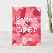 Bestest Daddy je Card Karte (Vorderseite)