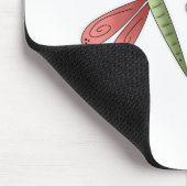 Bestest hört ab (Libellen) Mousepad (Ecke)