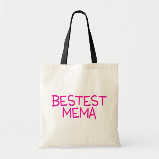 Bestest Mema Tragetasche (Vorne)