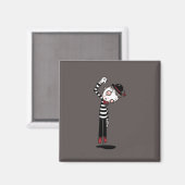 Bestest Mime Ever Magnet (Vorderseite/Rückseite)