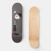 Bestest Mime Ever Skateboard (Vorderseite)