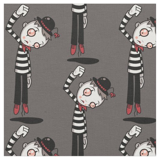 Bestest Mime Ever Stoff (Nahaufnahme)