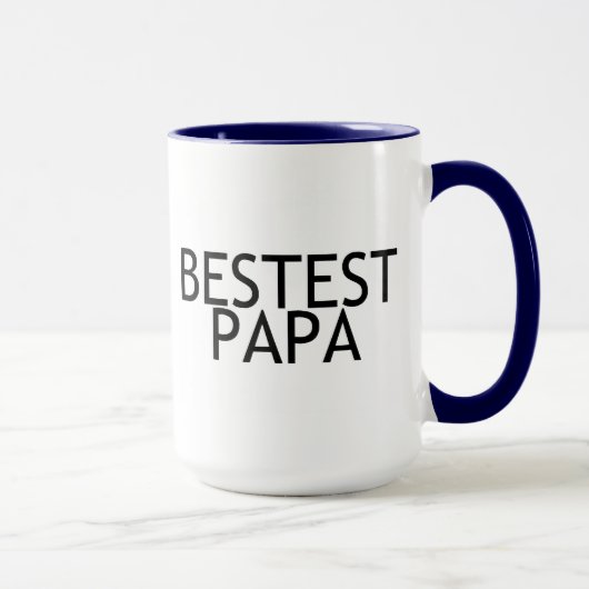 Bestest Papa Tasse (Rechts)