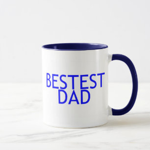 Bestest Vater-Blau Tasse