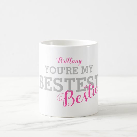 Besteste Bestie| Niedliche Bestie-BESTE FREUNDIN Kaffeetasse (Mittel)