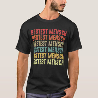 Besteste Mensch Trauzeuge Geschenkfarben Retro T-Shirt