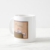 Besteuern Sie alberne Kunst des Kaffeetasse (Vorderseite Links)