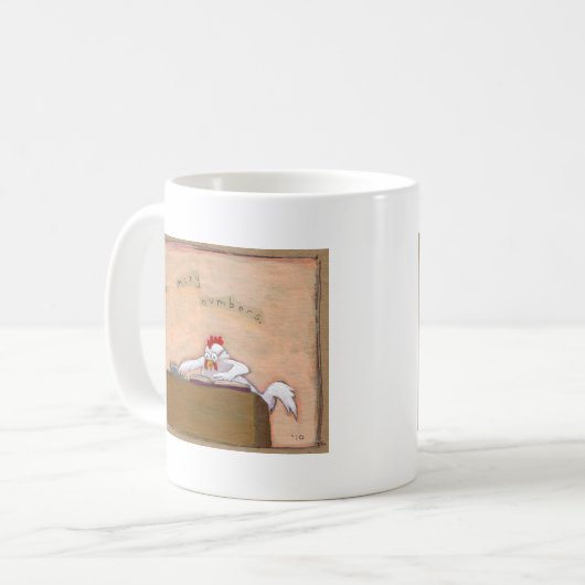 Besteuern Sie alberne Kunst des Kaffeetasse (Vorderseite Links)