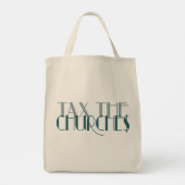 Besteuerung der Kirchen Tragetasche (Rückseite)