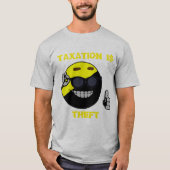 Besteuerung ist Diebstahl Ancap Man T-Shirt (Vorderseite)