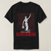 Besteuerung ist Diebstahl-Buchhalterwitz T-Shirt (Design vorne)