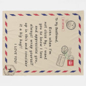 Bestfriend-Geschenk| Mein Freund I Liebe Sie Fleecedecke (Vorderseite (Horizontal))