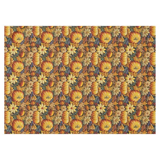 bestickt aussehen Grosser Erntedank Tablett Tischdecke (Vorderseite (Horizontal))