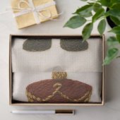 bestickt Look Christmas Nutcracker Seidenpapier (Geschenk)