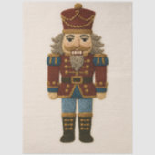 bestickt Look Christmas Nutcracker Seidenpapier (Vorderseite)