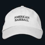 bestickt mit American BASEBALL, bestickt mit CAP Bestickte Baseballkappe<br><div class="desc">bestickt mit American BASEBALL,  bestickt mit CAP, </div>