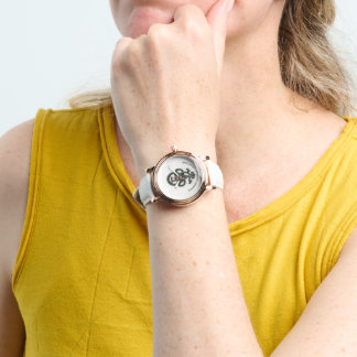 Bestickte Artikel Armbanduhr