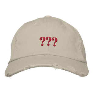 ? BESTICKTE BASEBALLKAPPE