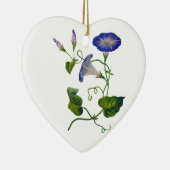 bestickte Blue Morning Glühbirnen Keramik Ornament (Rechts)