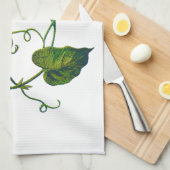 bestickte Blue Morning Glühbirnen Küchentuch (Viertel Falte)