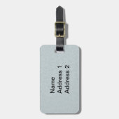 bestickte Blume Schmetterlinge Gepäckanhänger (Vorderseite vertikal)