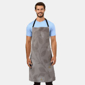 bestickte Blume und Blätter, nahtloses Design. Schürze (Getragen)