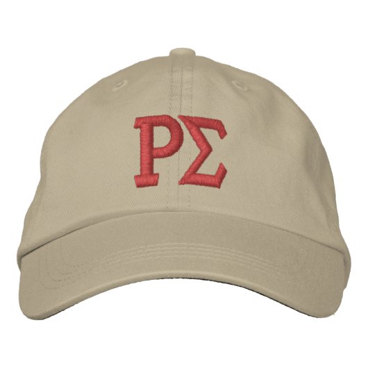 Bestickte Buchstabenmütze Baseballkappe (Vorderseite)