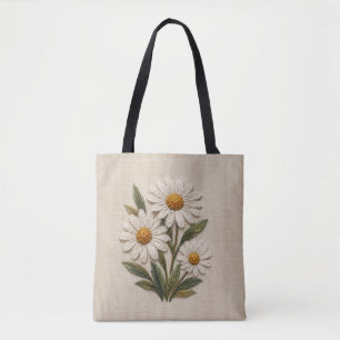 Bestickte Daisy-Blüte Tasche