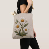 Bestickte Daisy-Blüte Tasche (Von Nahem)
