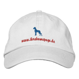 Bestickte Doggen Mütze Baseballkappe