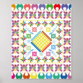 bestickte Essenz Poster (Vorne)