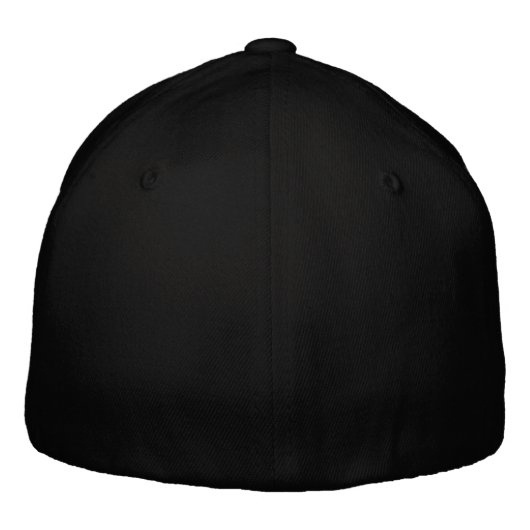 Bestickte Flexifit Cap Baseballkappe (Rückseite)