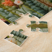 bestickte Frühlingsauger Wildblumen Jigsaw Puzzle (Seite)