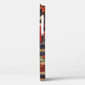 bestickte geometrische, ethnische Textur Case-Mate iPhone Hülle (Rückseite / Links)