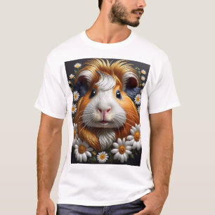 bestickte Guinea Schwein mit Milchprodukten T-Shirt