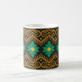 bestickte Ikat-Fabric Ethnic Design Kaffeetasse (Mittel)