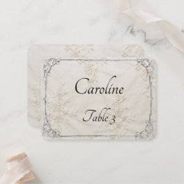bestickte Lace Wedding-Platzkarte Platzkarte