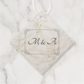 bestickte Lace Wedding Vielen Dank für Ihr Interes Geschenkanhänger (Vorderseite)