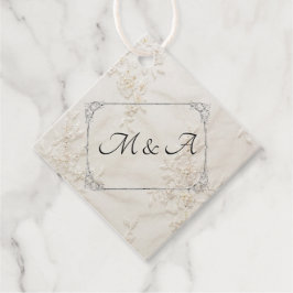 bestickte Lace Wedding Vielen Dank für Ihr Interes Geschenkanhänger