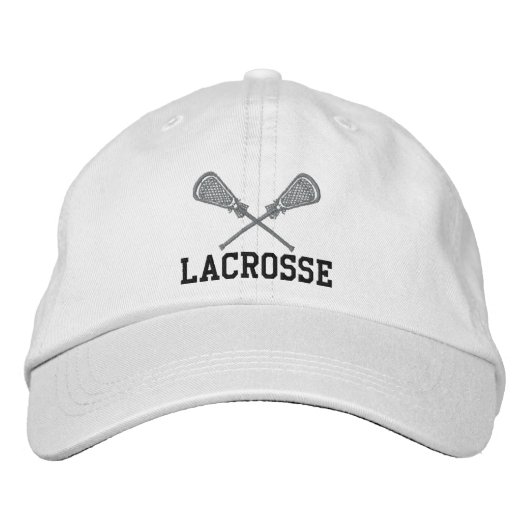 bestickte Lacrosse Cap Bestickte Baseballkappe (Vorderseite)
