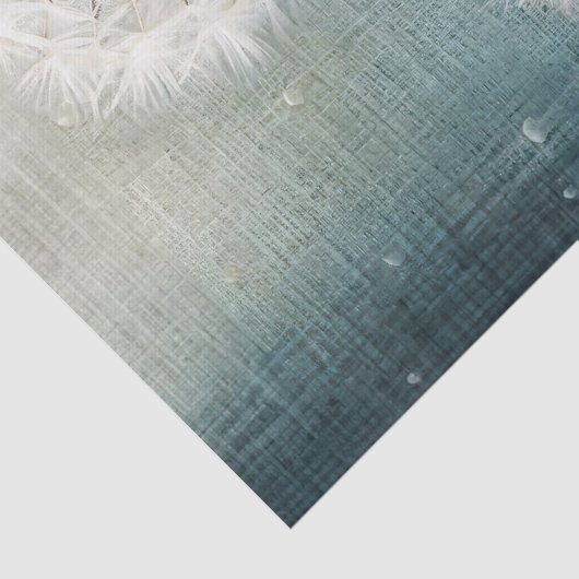 bestickte Lüster auf Denim, Puffy & Magical Seidenpapier (Detail)