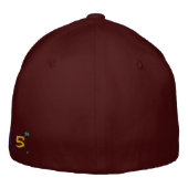 bestickte Mardi Gras Cap 2015 Bestickte Kappe (Rückseite)