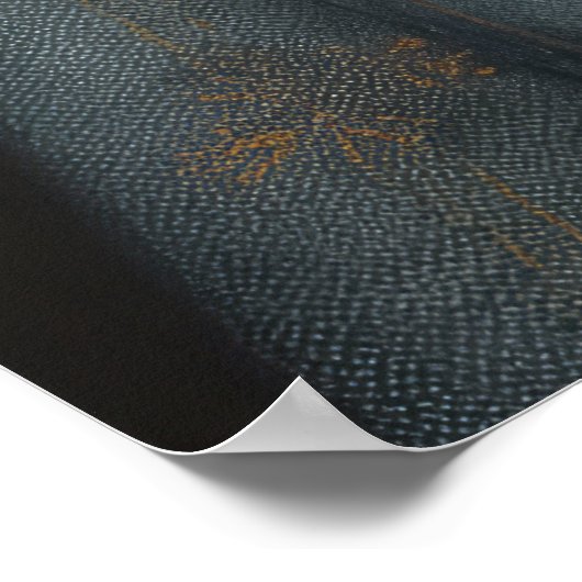 bestickte Moojacke - Funny Cow in einem Kostüm Poster (Ecke)