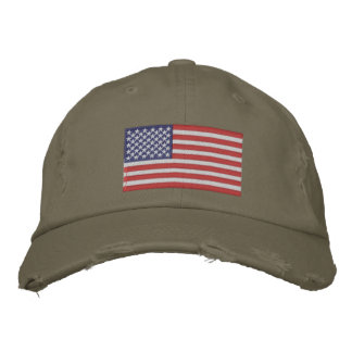 Bestickte Mütze Amerikanische Flagge Baseballkappe