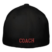 Bestickte Mütze - COACH Baseballkappe (Rückseite)