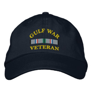 Bestickte Mütze Golfkrieg Veteran Baseballkappe