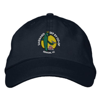 Bestickte Mütze - Marineblau Baseballkappe