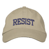 Bestickte Mütze RESIST Baseballkappe (Vorderseite)